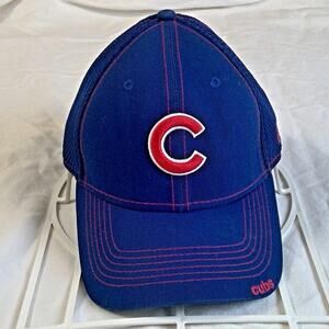 New Era Chicago Cubs 39Thirty Hat/Cap Sm/Med Blue Multiple Logos MLB